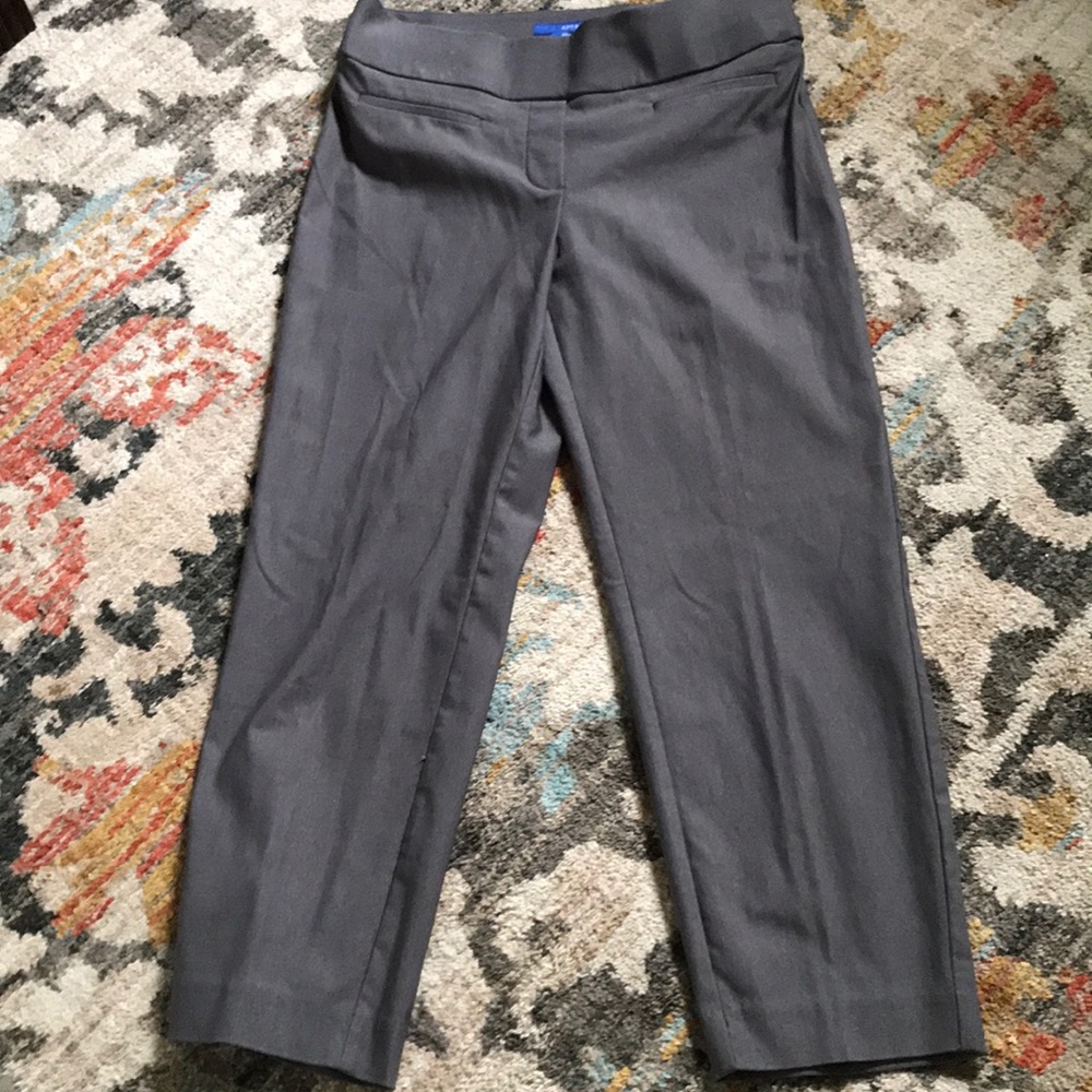 Grey dress capris
